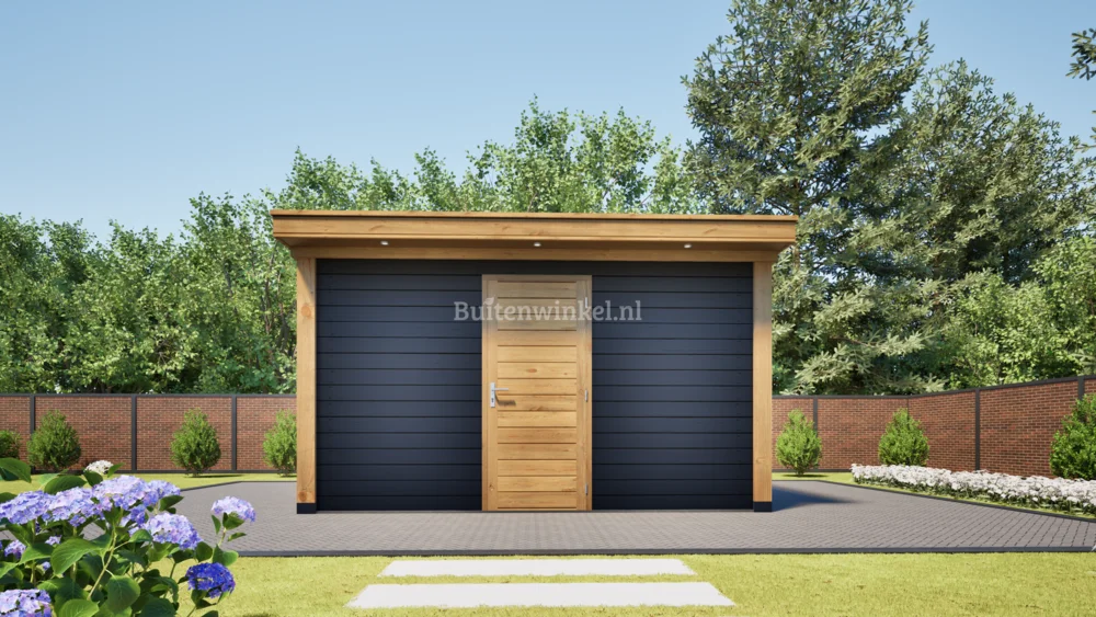 douglas schuur 400cm x 300cm zwart